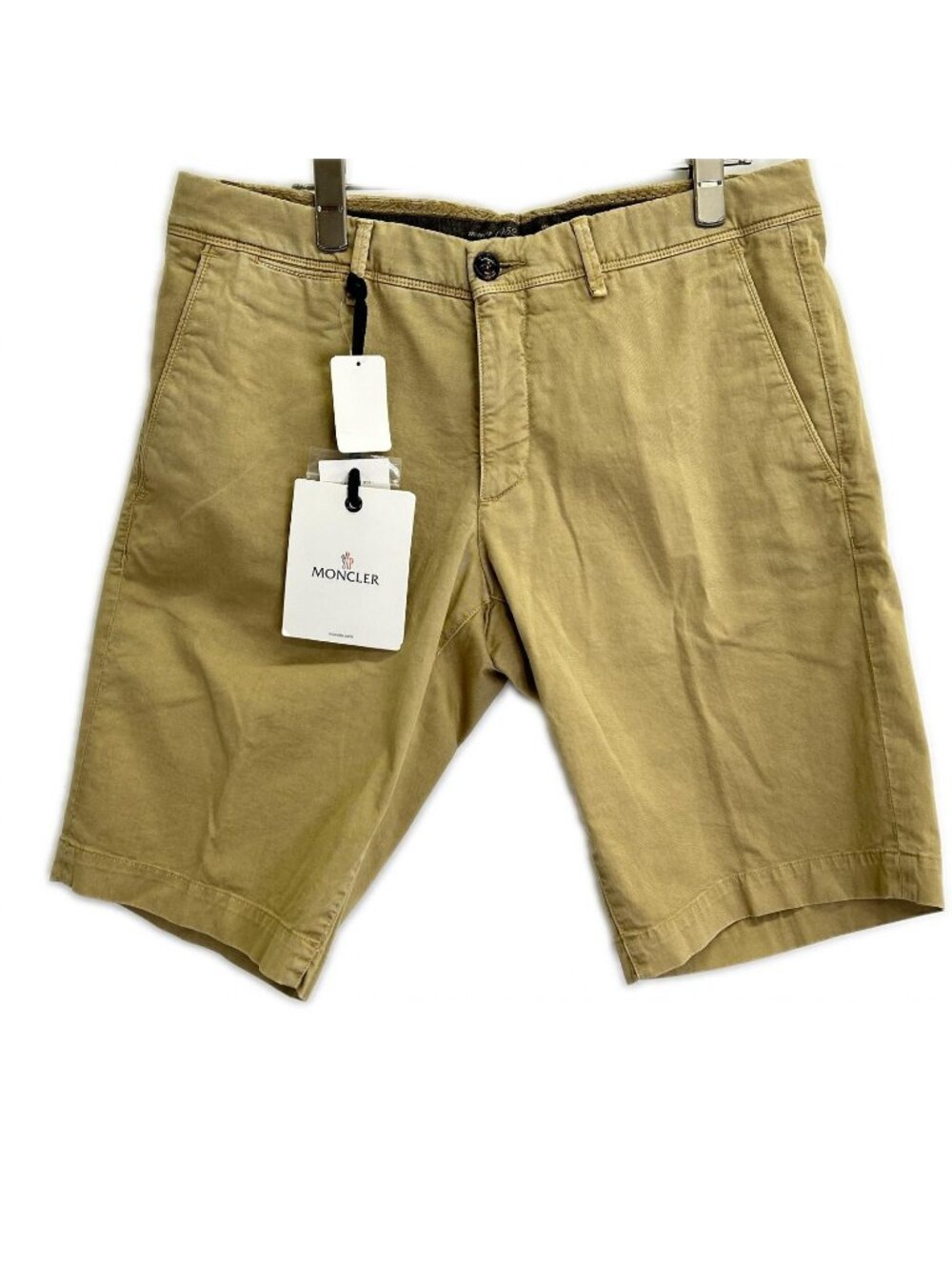 Moncler Beige Pantalone Bermuda Shorts 48